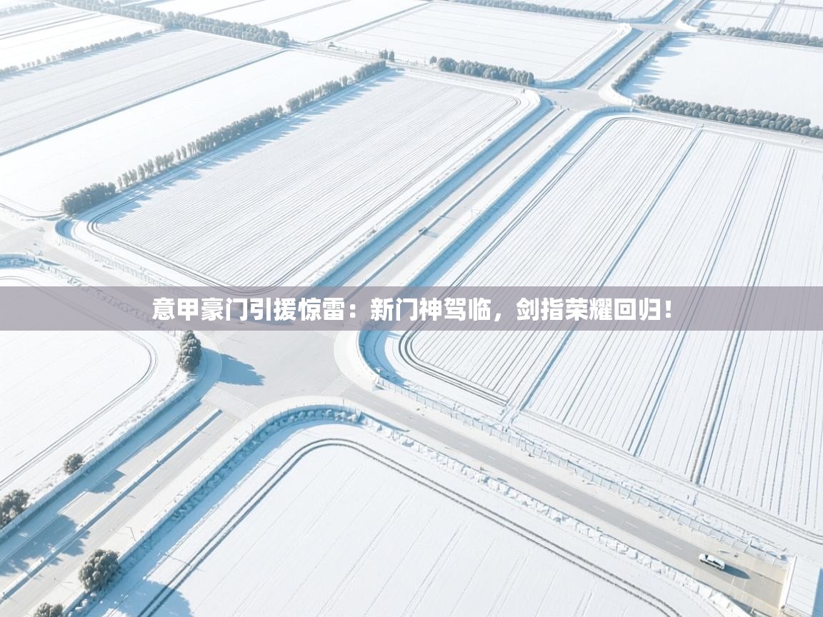 意甲豪门引援惊雷：新门神驾临，剑指荣耀回归！  第2张